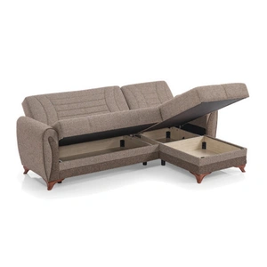 Casamode Seren Polyester Convertible Storage Sectional