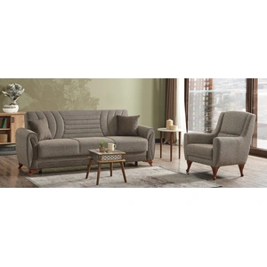Casamode Seren Polyester Convertible Storage Living Room Set