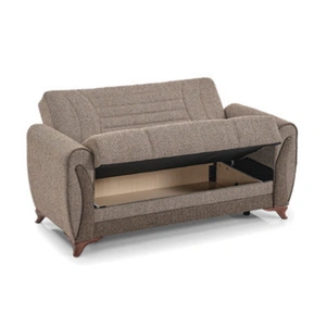 Casamode Seren Polyester Convertible Storage Loveseat
