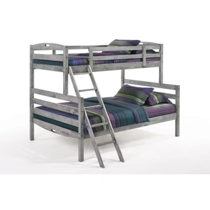 Night & Day Furniture Sesame Wood Bunk Bed, Twin/Full Size