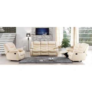 Pantek Furniture SF 629 Recliner Italian Leather Living Room Set