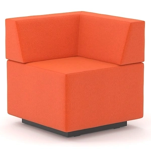 NARBUTAS Jazz Chill Out Modular Lounge 5-seater L-shaped Seating with Pouf