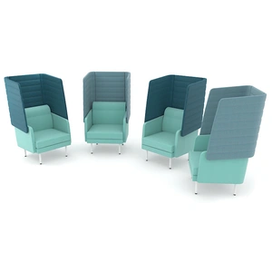 NARBUTAS Arcipelago Armchair w/Highback