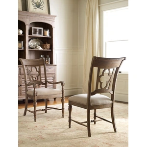 Kincaid Weatherford Fabric/Wood Side Chair