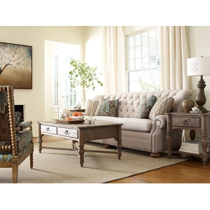 Kincaid Weatherford Rectangular Wood Cocktail Table Set
