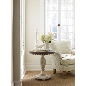Kincaid Weatherford Round Wood Accent Table