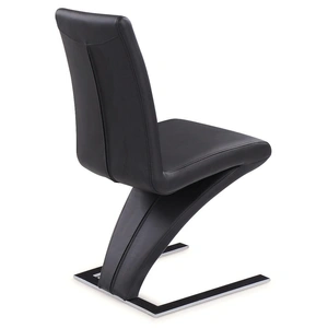 New Spec Furniture Side-455 Dining Chair, Black (Set of 2)