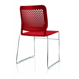 NARBUTAS Wait Conference Chair w/Chrome-Plated Wire Steel Frame
