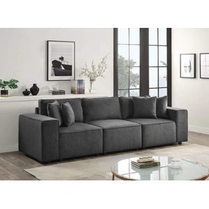 ACME Silvester Fabric Modular Sectional Sofa, Gray