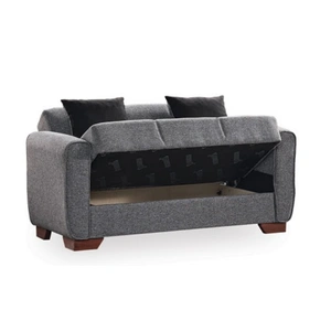 Casamode Sirius Polyester Convertible Loveseat