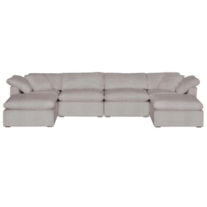Essentials For Living Sky U-Shaped Modular Medium Sectional Sofa
