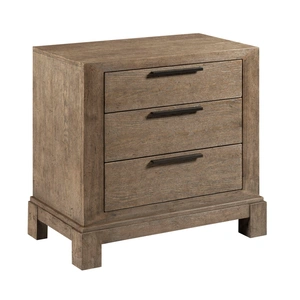 American Drew Skyline Trenton Wood Panel Bedroom Set, Smoke