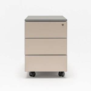 MDD Office Furniture Color Office Lockable Mobile Pedestal w/Drawers & Pencil Tray