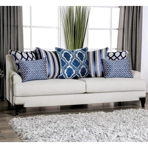 Furniture of America Sisseton Chenille Fabric Sofa