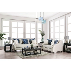 Furniture of America Nefyn Fabric Living Room Set