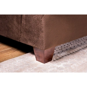Furniture of America Wessington Chenille Fabric Sofa, Chocolate