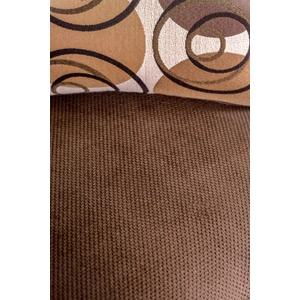 Furniture of America Wessington Chenille Fabric Loveseat, Chocolate