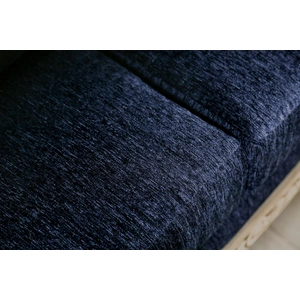 Furniture of America Marinella Chenille Fabric/Wood Loveseat, Royal Blue