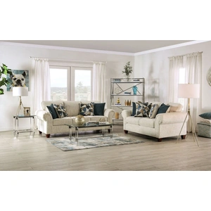 Furniture of America Delgada Fabric Living Room Set