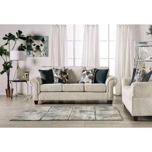 Furniture of America Delgada Chenille Fabric Sofa