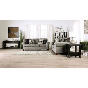 Furniture of America Delgada Fabric Living Room Set