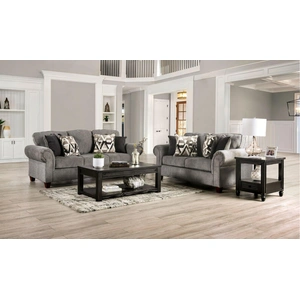Furniture of America Delgada Fabric Living Room Set