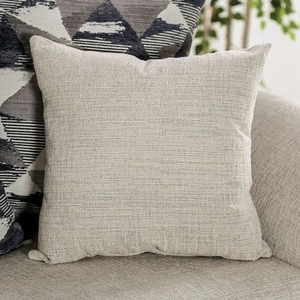Furniture of America Cassani Chenille Fabric/Wood Sofa, Light Gray/Walnut