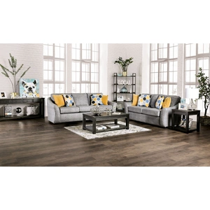 Furniture of America Jarrow Fabric Living Room Set