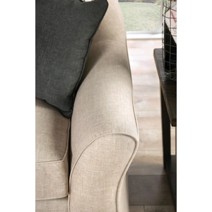 Furniture of America Jarrow Linen Fabric Sofa