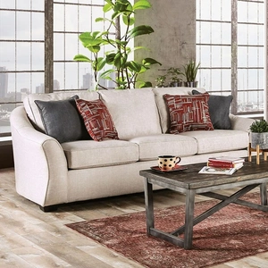 Furniture of America Jarrow Fabric Living Room Set