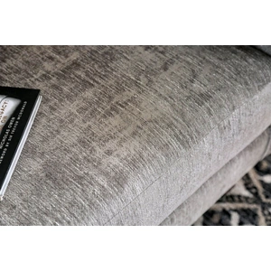 Furniture of America Harlech Chenille Fabric Sofa in Gray