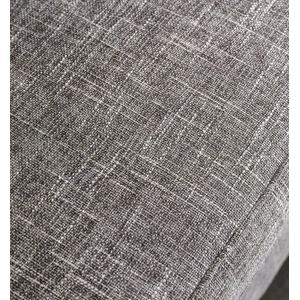 Furniture of America Pierpont Fabric Ottoman, Gray