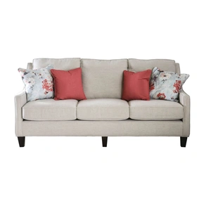 Furniture of America Nadene Chenille Fabric Sofa, Ivory
