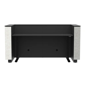 NARBUTAS Domino 87-inch Reception Desk, Color Combination 1