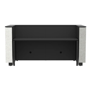 NARBUTAS Domino 87-inch Reception Desk, Color Combination 1