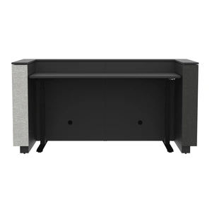 NARBUTAS Domino 87-inch Reception Desk, Color Combination 2