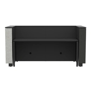 NARBUTAS Domino 87-inch Reception Desk, Color Combination 2