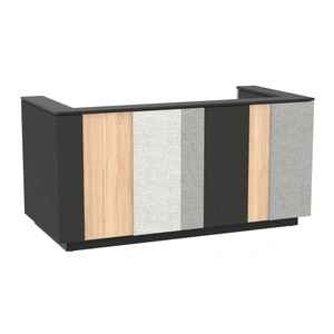 NARBUTAS Domino 87-inch Reception Desk, Color Combination 2