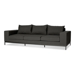 Mobital Jericho Sunbrella Fabric Sofa, Charcoal Grey