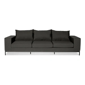 Mobital Jericho Sunbrella Fabric Sofa, Charcoal Grey