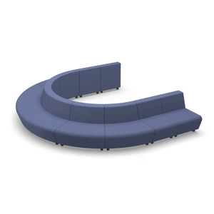 NARBUTAS Soft Rock 10-seater Curved Modular Lounge Seating Set