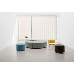 Actiu Bend Fabric Round Pouf