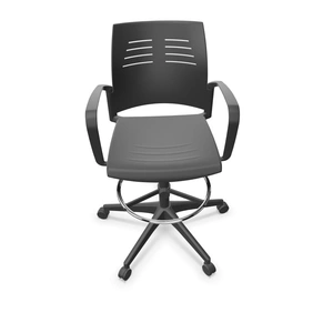Actiu Spacio Polypropylene Gaslift Swivel Office Draughtman Armchair