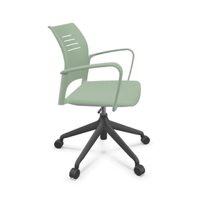Actiu Spacio Polypropylene Gaslift Office Armchair w/5 Spoke Base