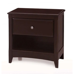 Night & Day Furniture Secrets 2 Wood Nightstand w/1 Drawer