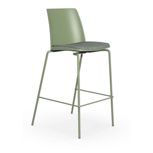 NARBUTAS POLYTONE-L Plastic High Chair, 4-Leg Base