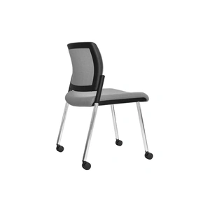 NARBUTAS Aura Visitor Chair, 4-leg Base w/Castors