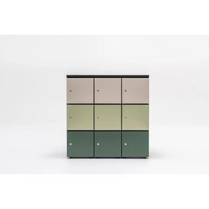 MDD Office Furniture Standard Office Locker Storage Cabinet w/3 Lockable Doors