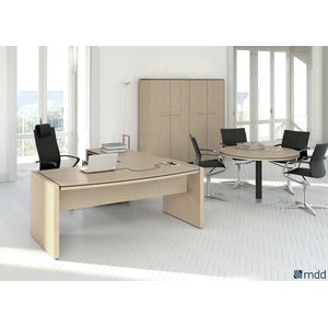 MDD Office Furniture Status Office L-Shaped Executive Desk, Composition 2