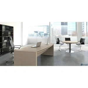 MDD Office Furniture Status Melamine Straight Executive Desk, Composition 2
